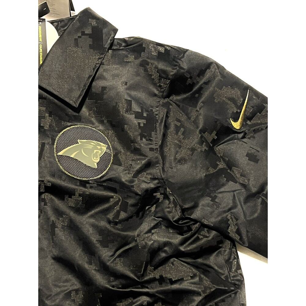 Nike Carolina Panthers XL Salute To Service Jacket NKDR-00A Sherpa-lined - Picture 14 of 16